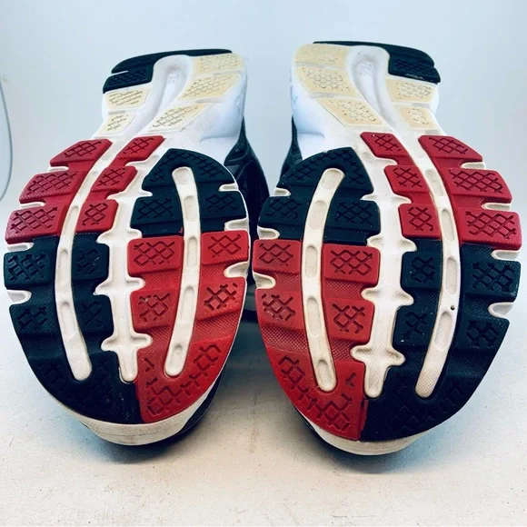 Fila Men's Memory Maranello 3 Leather Mesh Black Red Silver Athletic Sneakers 11 - Picture 10 of 11